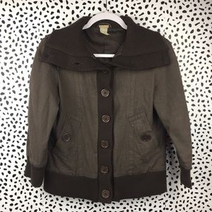 Brown Daytrip Bomber Jacket Size Medium